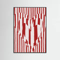 Heart in Stripes Poster – poster and art print