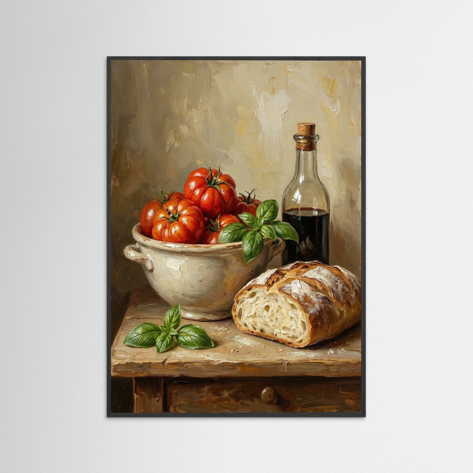 Black Wood Herbal Infusion Still Life