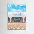 Historic Amargosa Hotel and Opera House in Death Valley Junction, California Poster – poster and art print