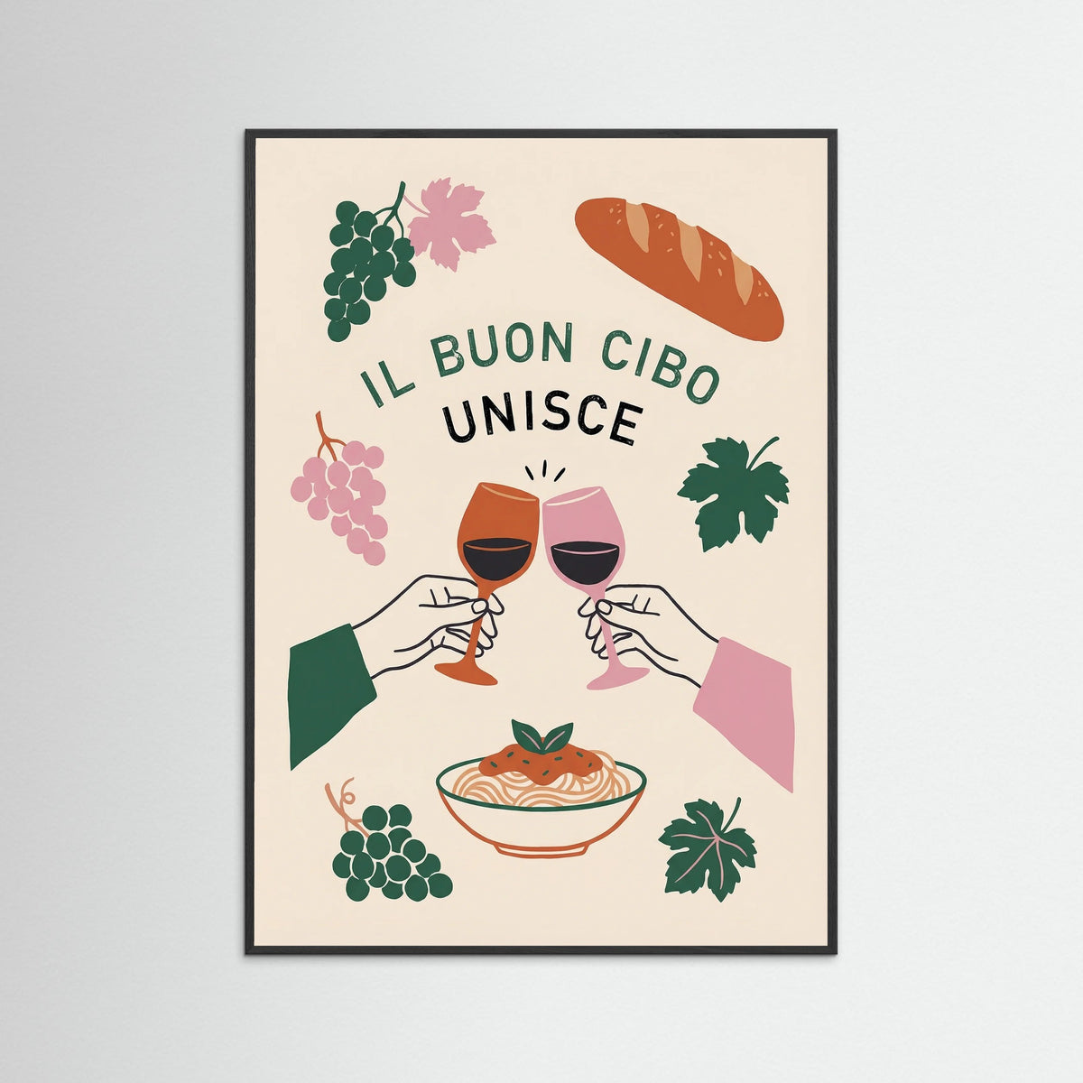 Black Wood Homely Kitchen Wisdom