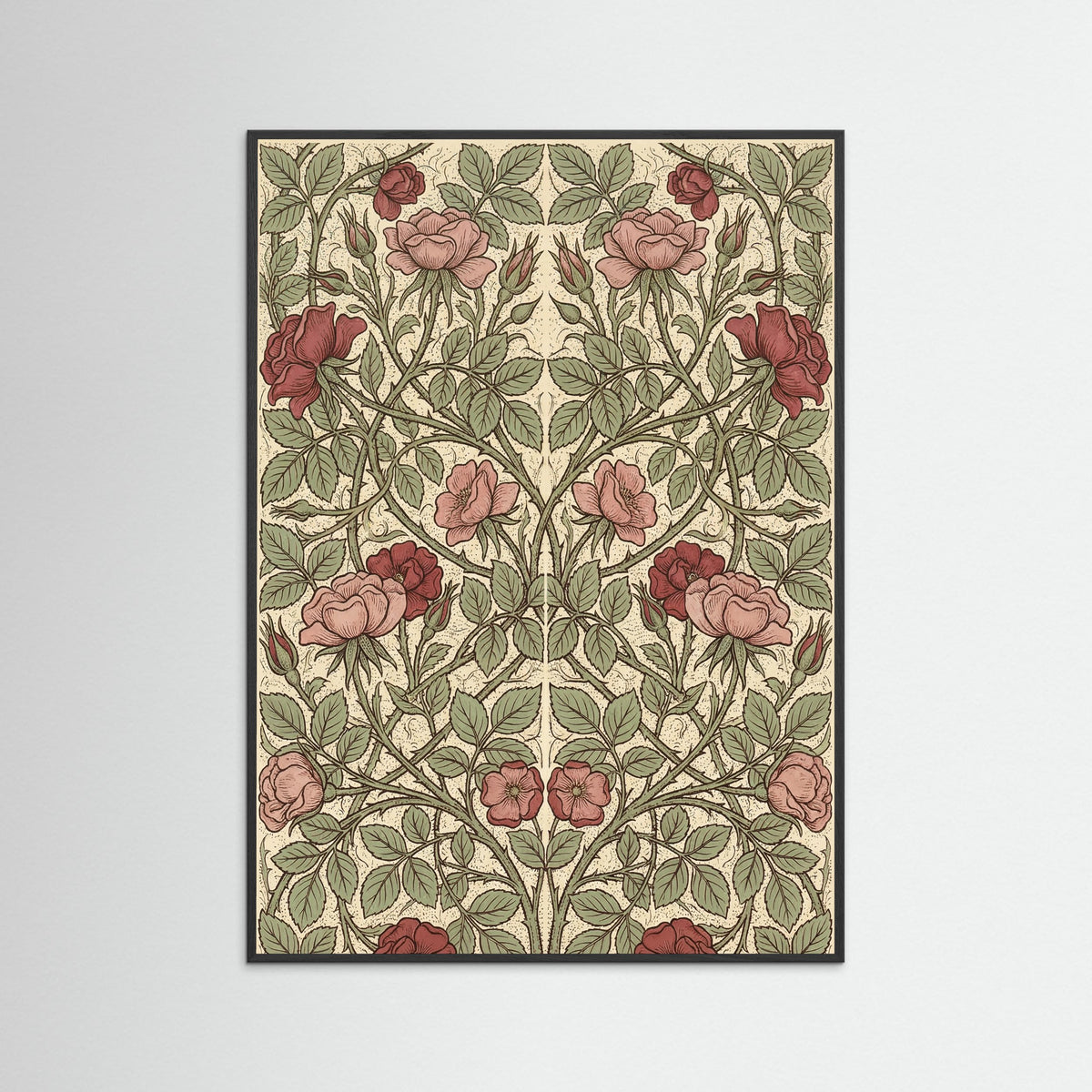 Black Wood Honeysuckle Pattern 1876
