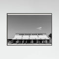 Black Wood Horse Motel Poster