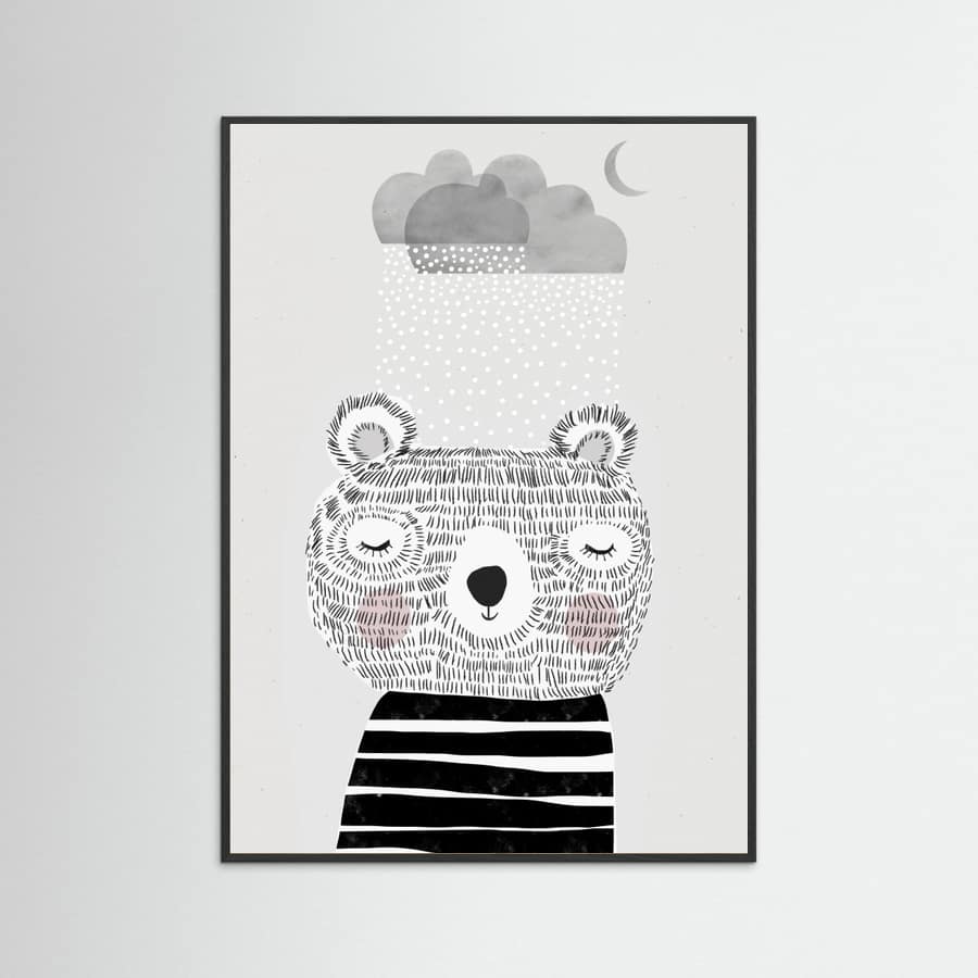 Póster I Love Snow – póster e impresión artística