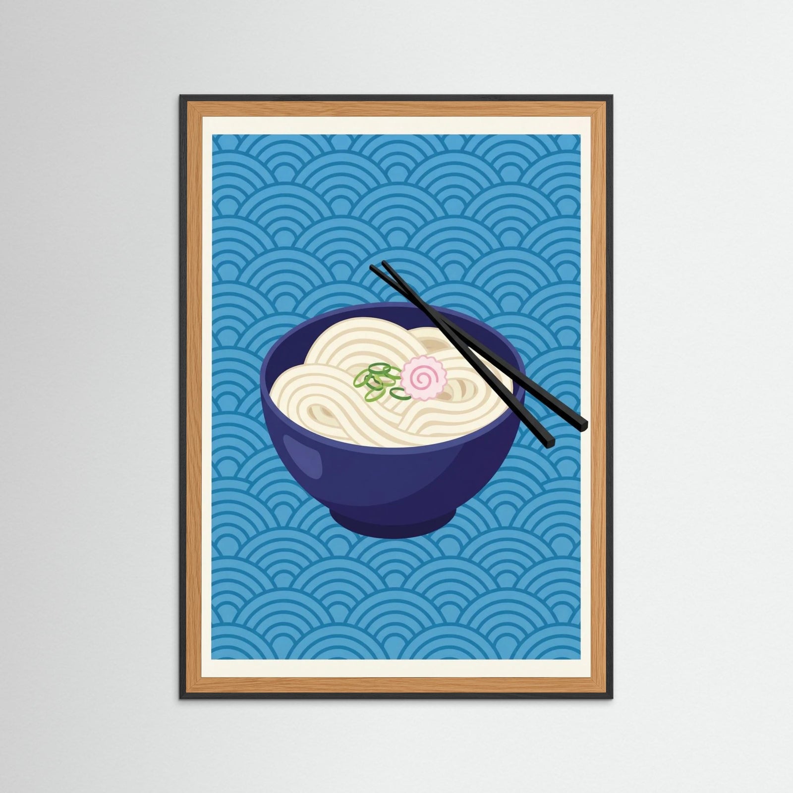 Black Wood Iconic Ramen Poster