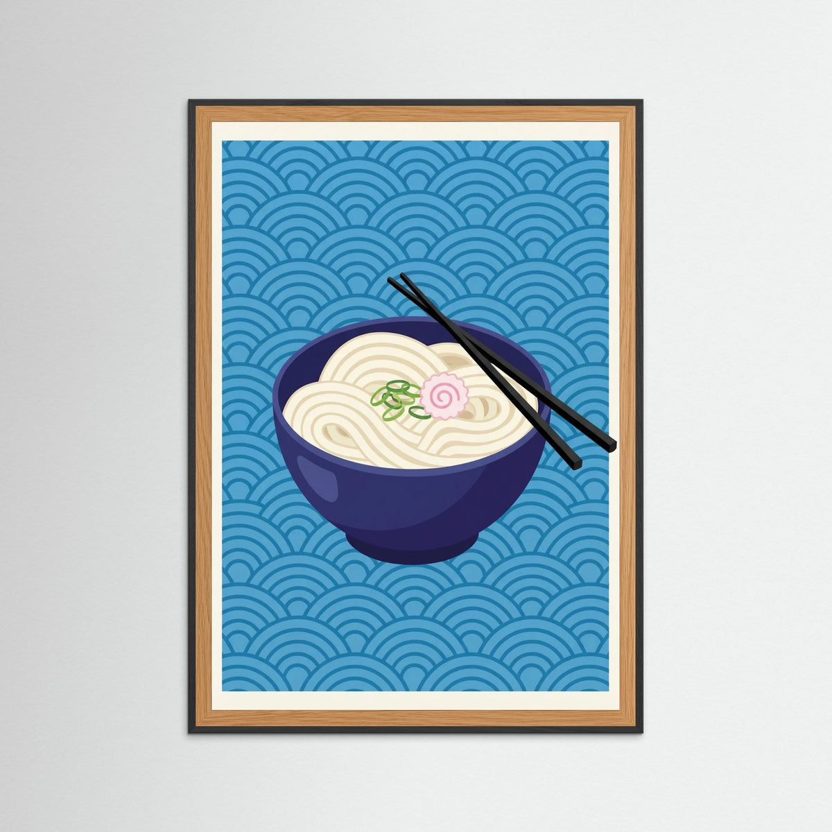 Black Wood Iconic Ramen Poster