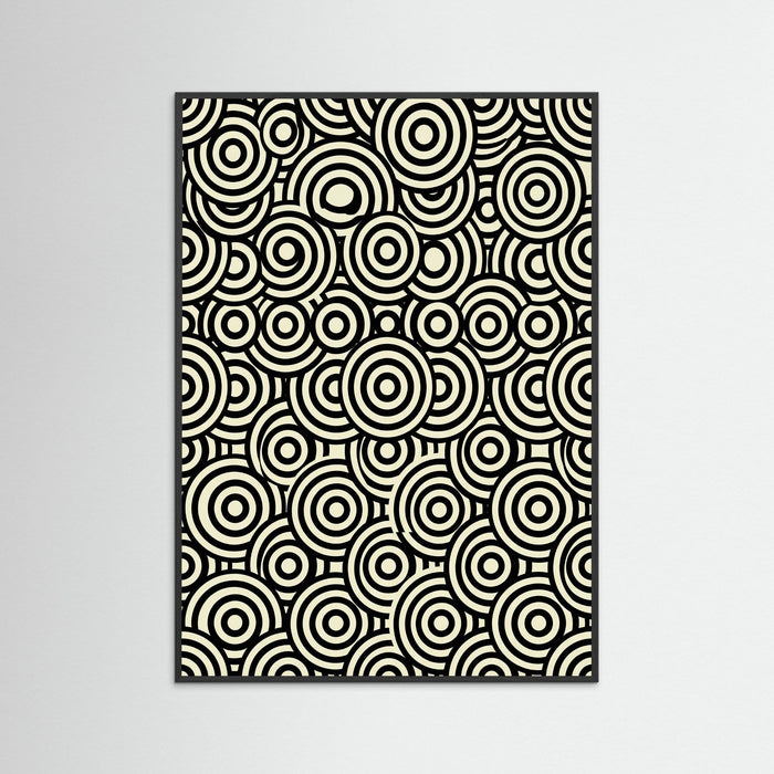 Black Wood Infinite Dots Black
