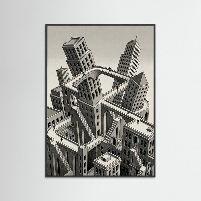Black Wood Infinite Perspectives