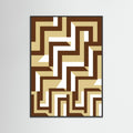 Black Wood Interlocked Grid