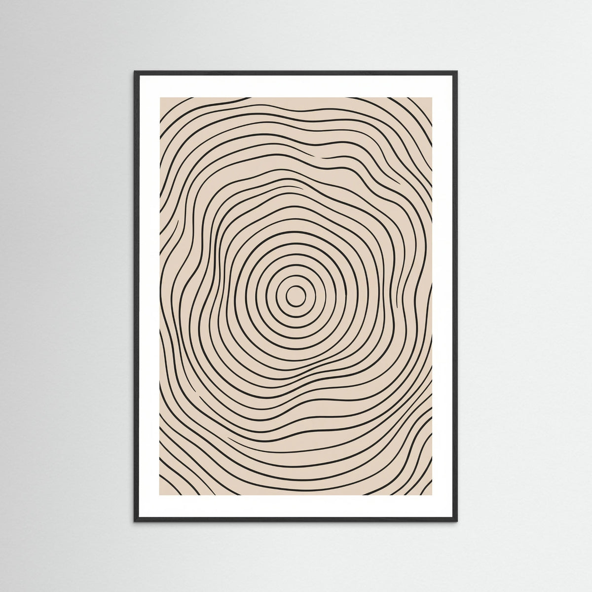 Black Wood Interwoven Serenity