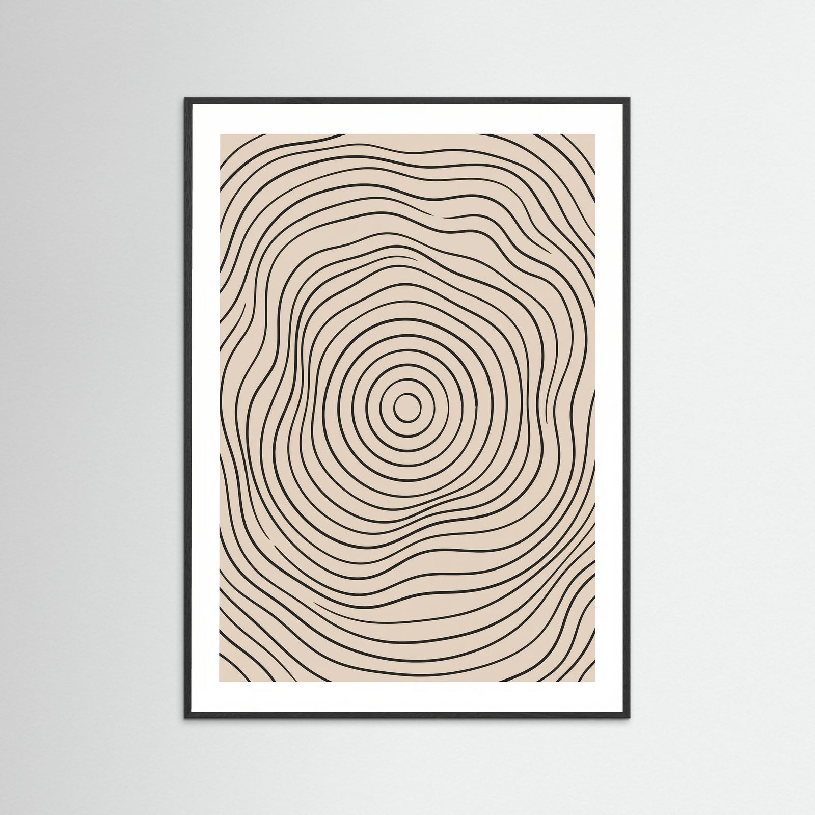 Black Wood Interwoven Serenity