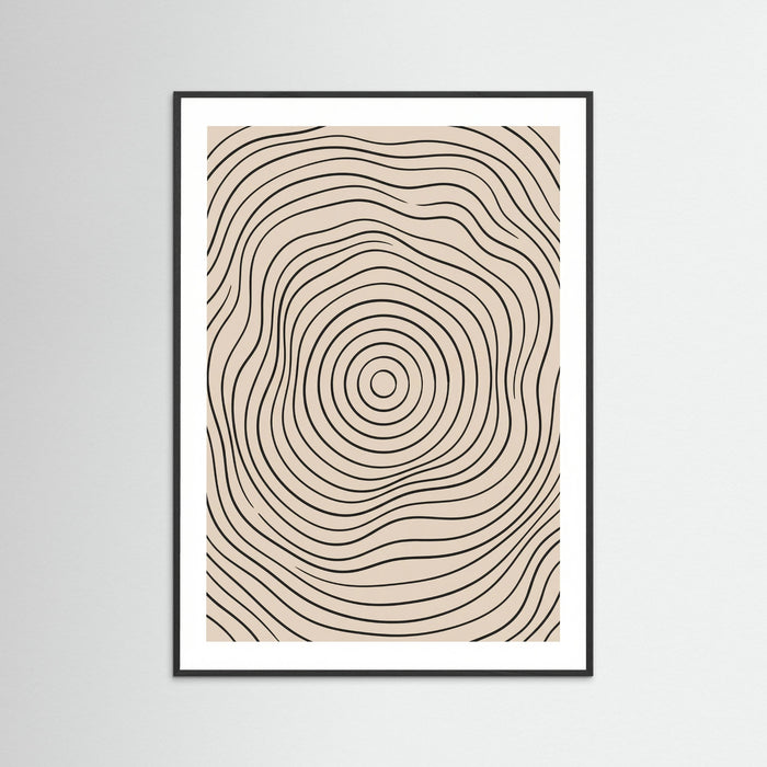 Black Wood Interwoven Serenity