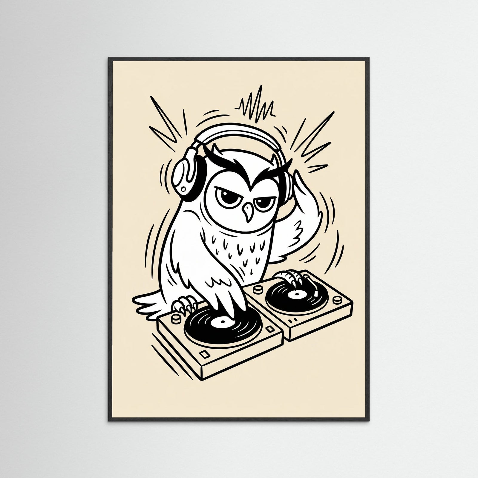 Black Wood Jazz Cat Beat