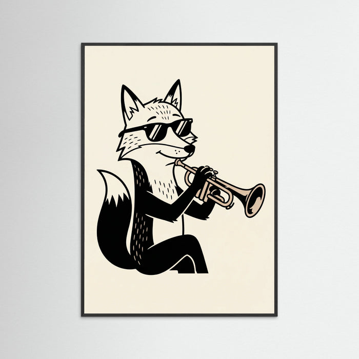 Black Wood Jazz Cat Groove