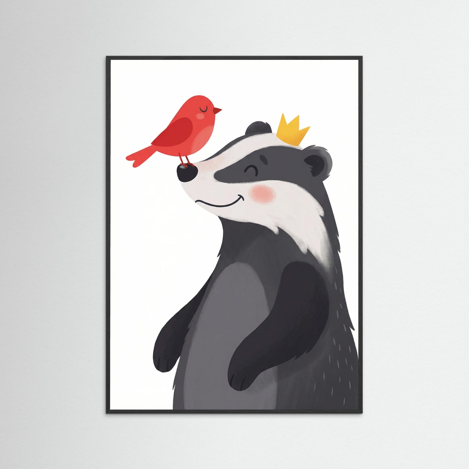 Black Wood Joyful Balloon