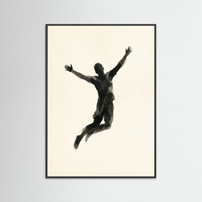 Black Wood Joyful Dance Silhouette