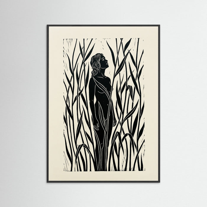 Black Wood Jungle Embrace