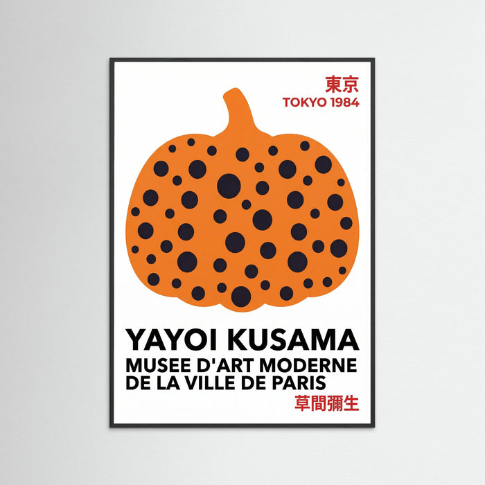 Black Wood Kusama Polka Dots