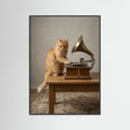 Black Wood Lampshade Canine