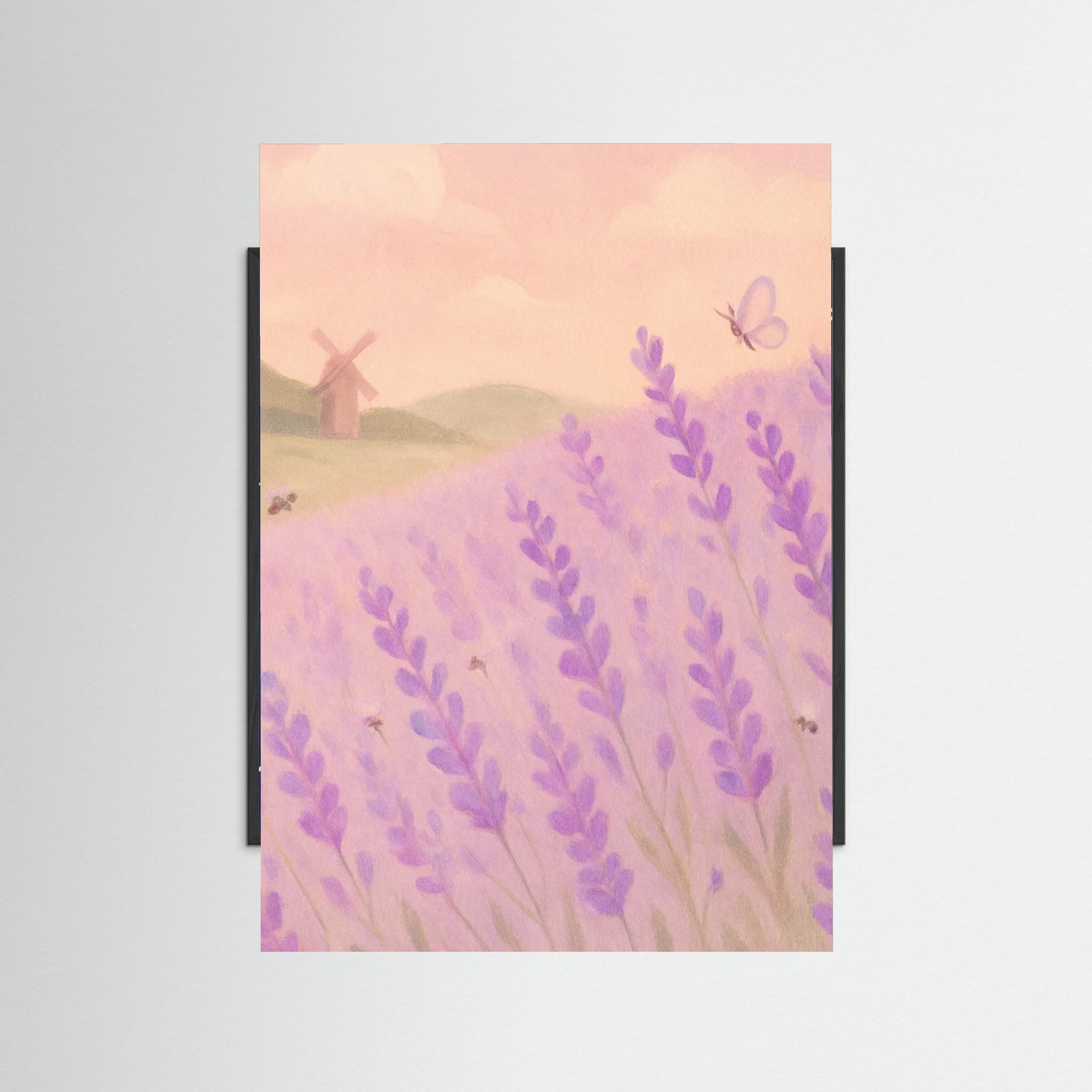 Black Wood Lavender Dreams