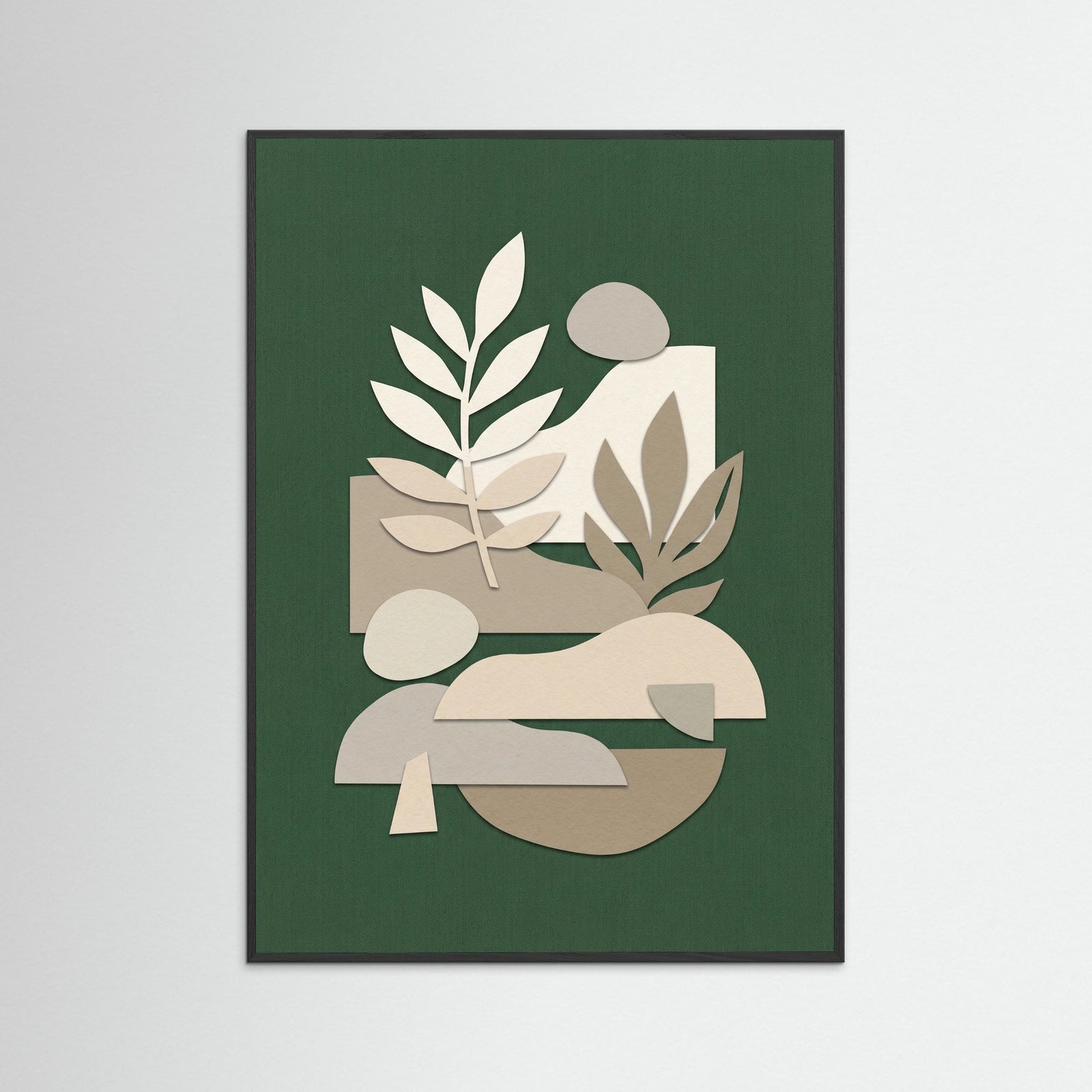 Black Wood Layered Forms