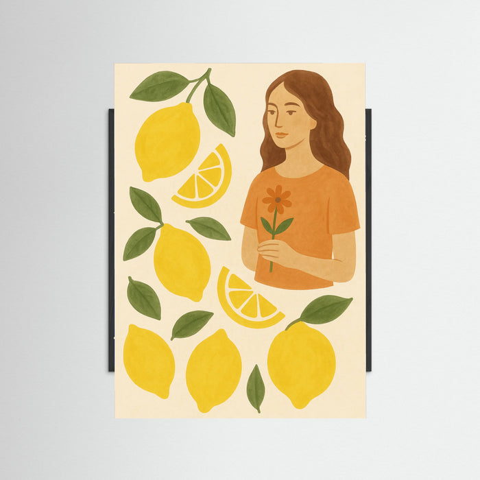 Black Wood Lemon Artwork