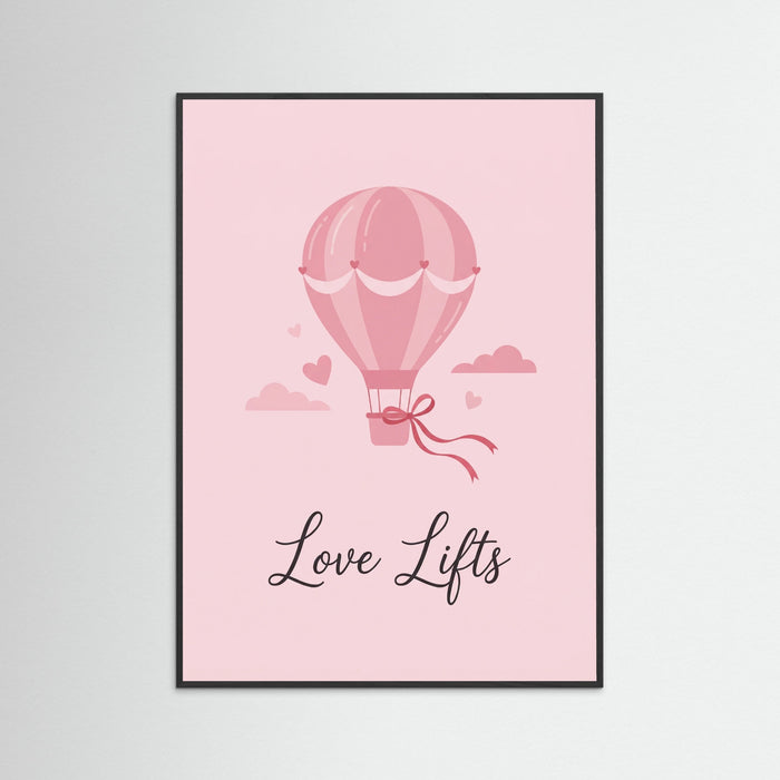 Black Wood Love Ace Card