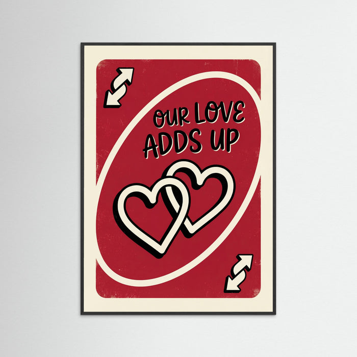Black Wood Love Reverse Card