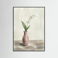 Black Wood Lucky Clover Still Life