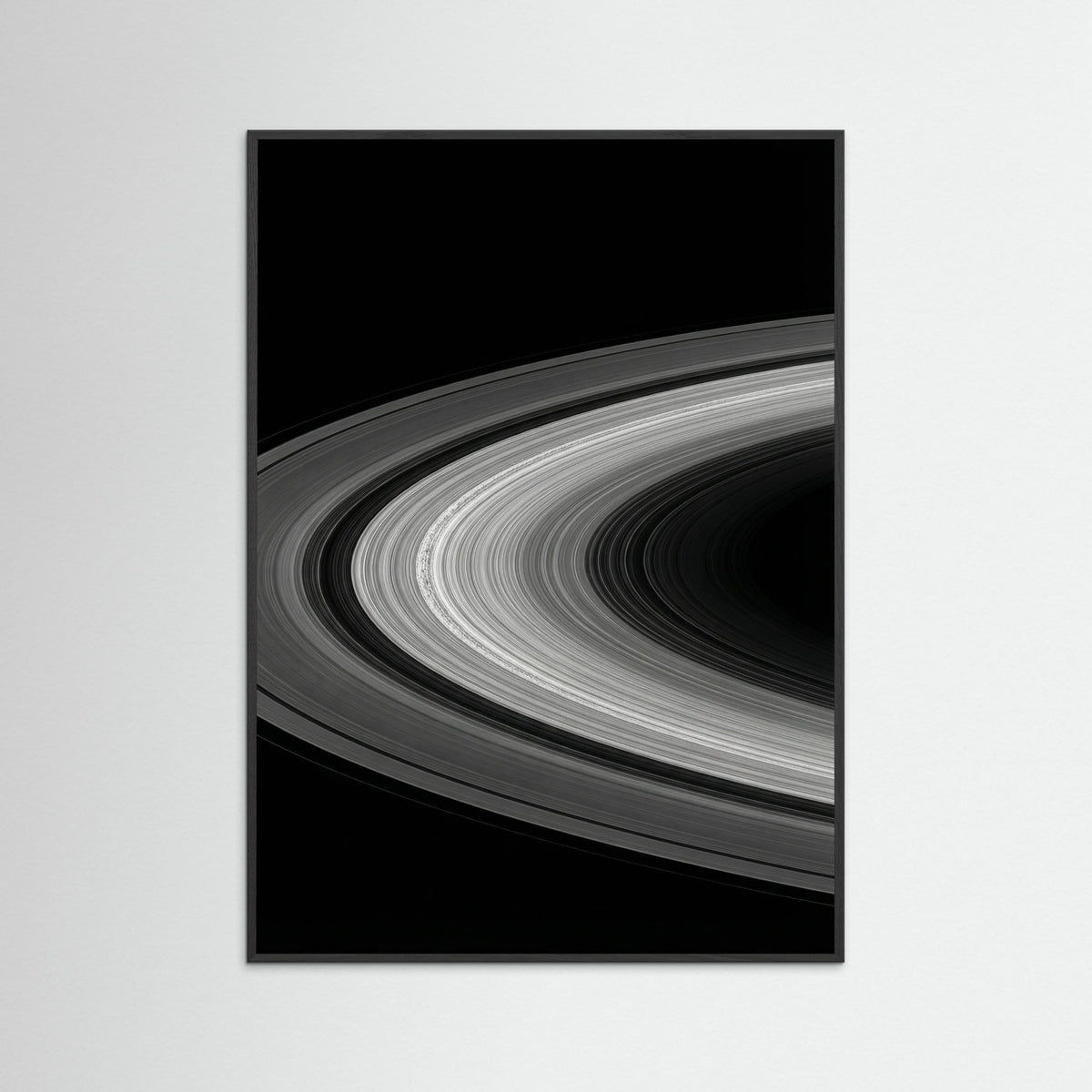 Black Wood Lunar Crescent