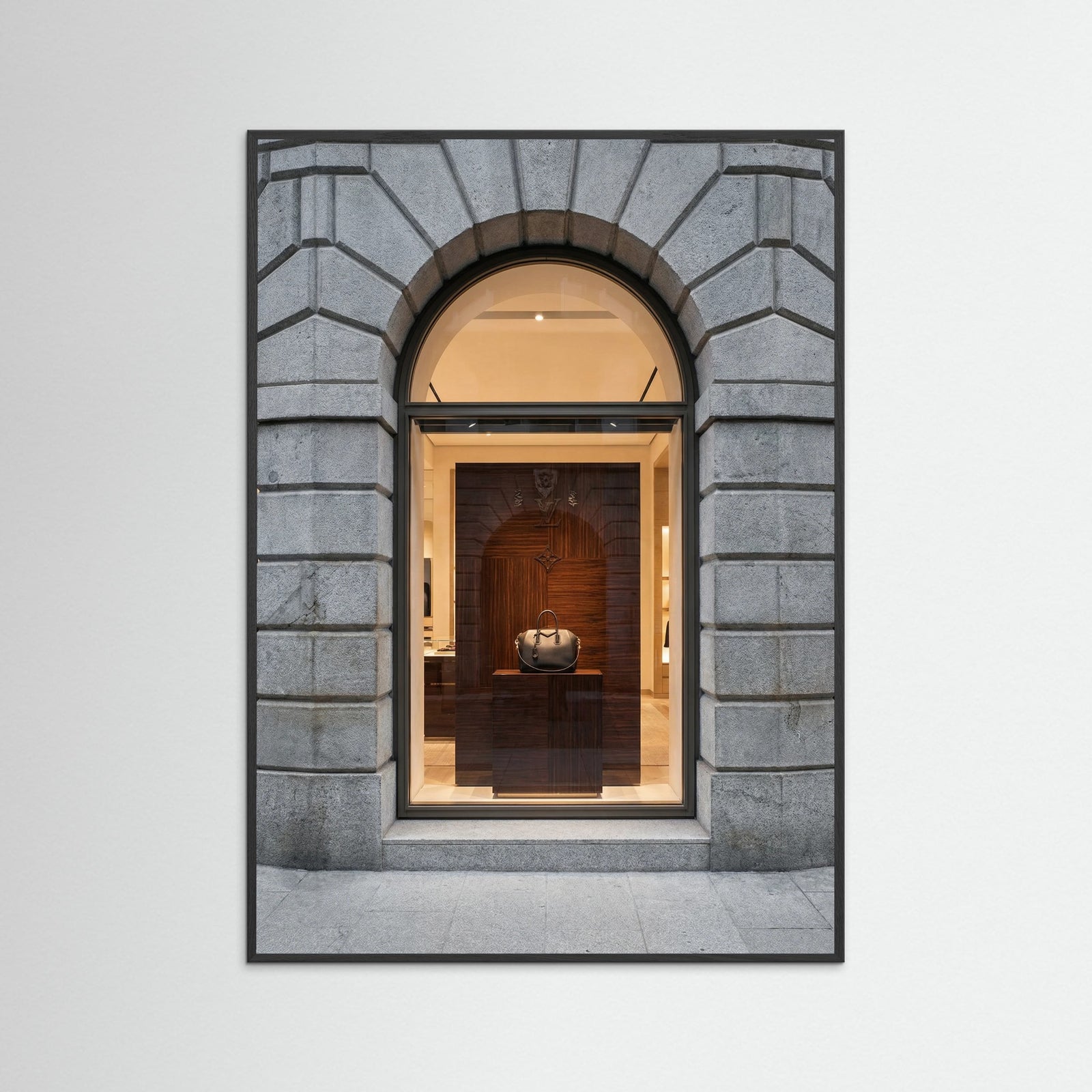 Black Wood Luxury Entrance