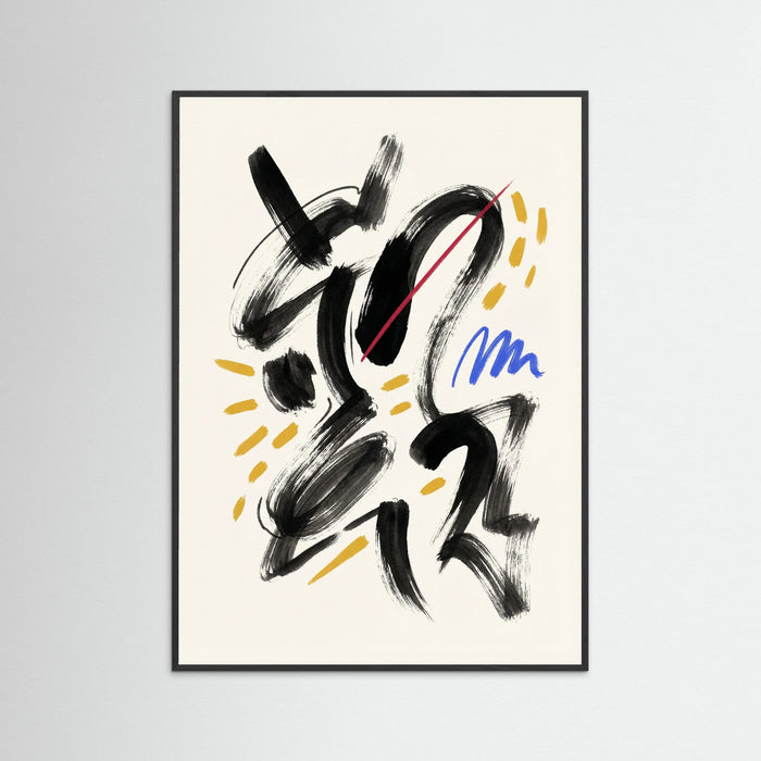 Black Wood Lyrical Contours