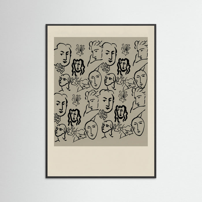 Black Wood Matisse Cut Outs