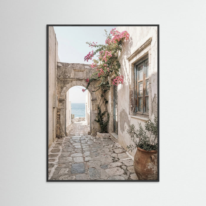 Black Wood Mediterranean Courtyard