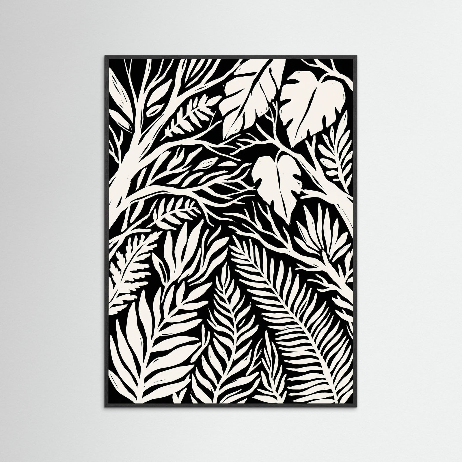 Black Wood Midnight Bloom Black