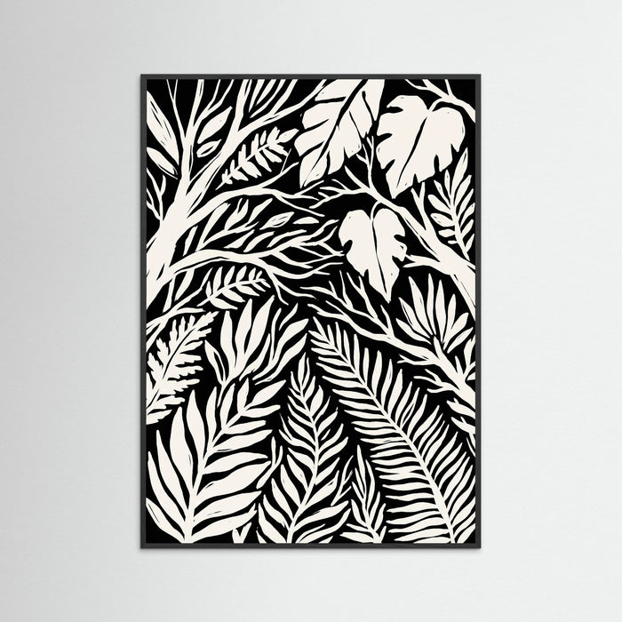 Black Wood Midnight Bloom Black