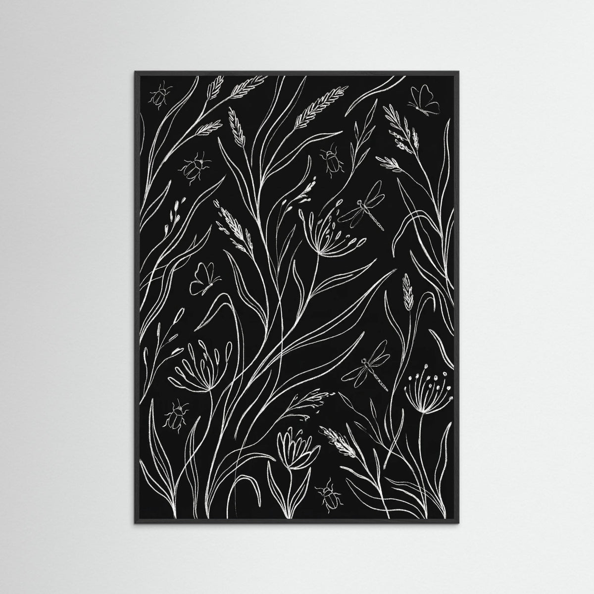 Black Wood Midnight Garden