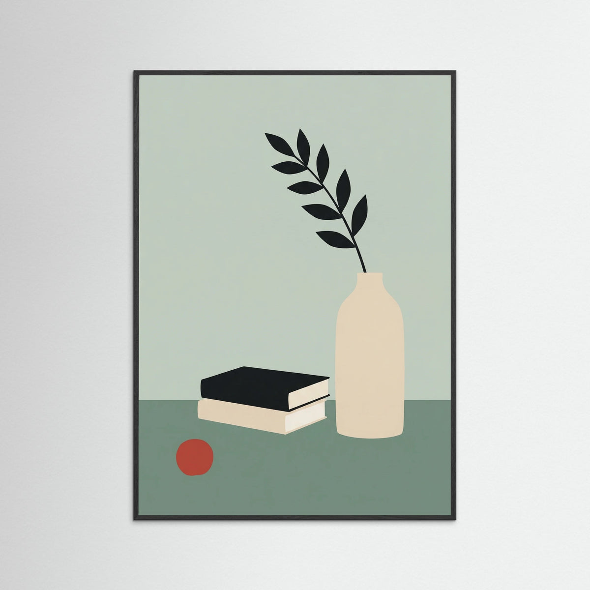 Black Wood Minimal Still Life