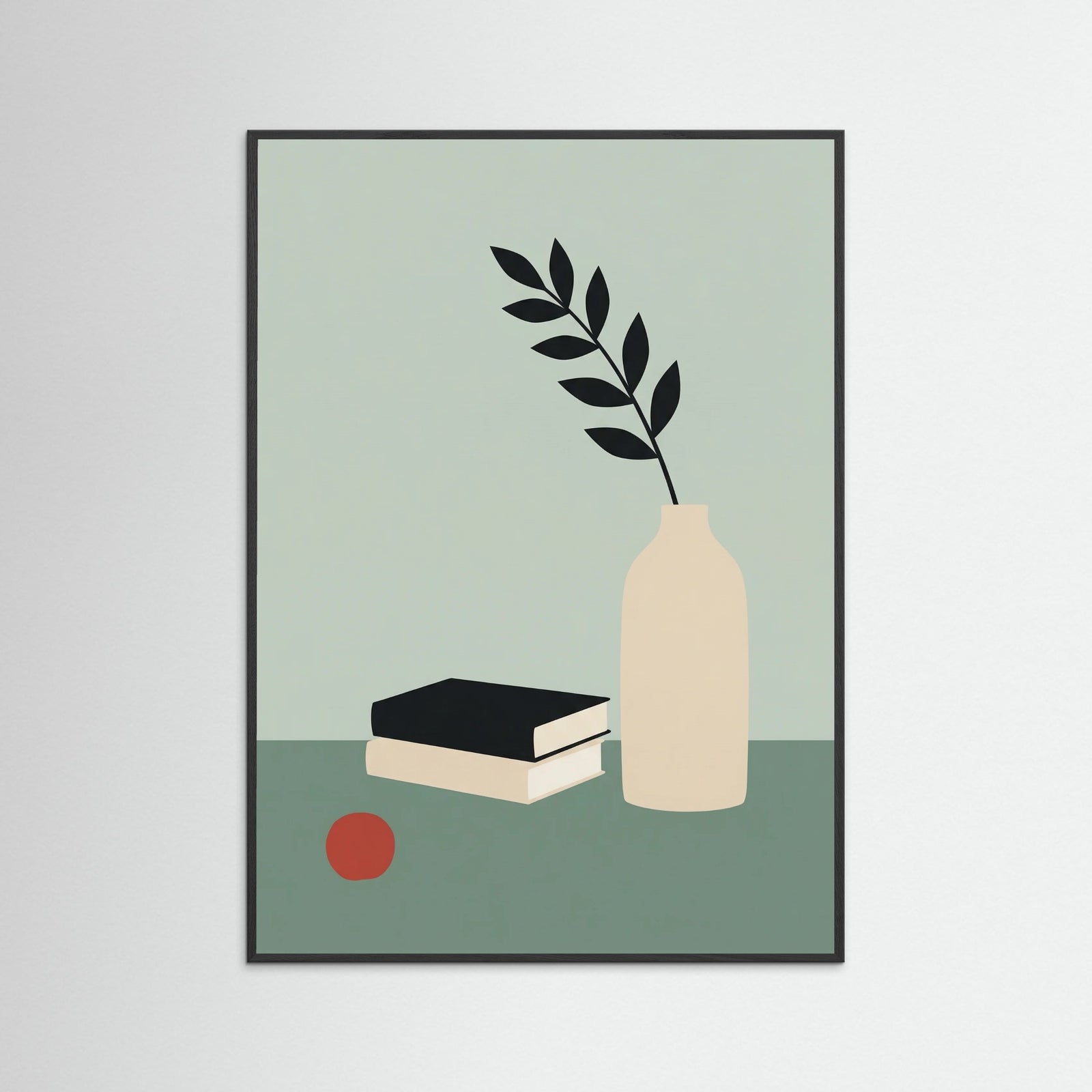 Black Wood Minimal Still Life