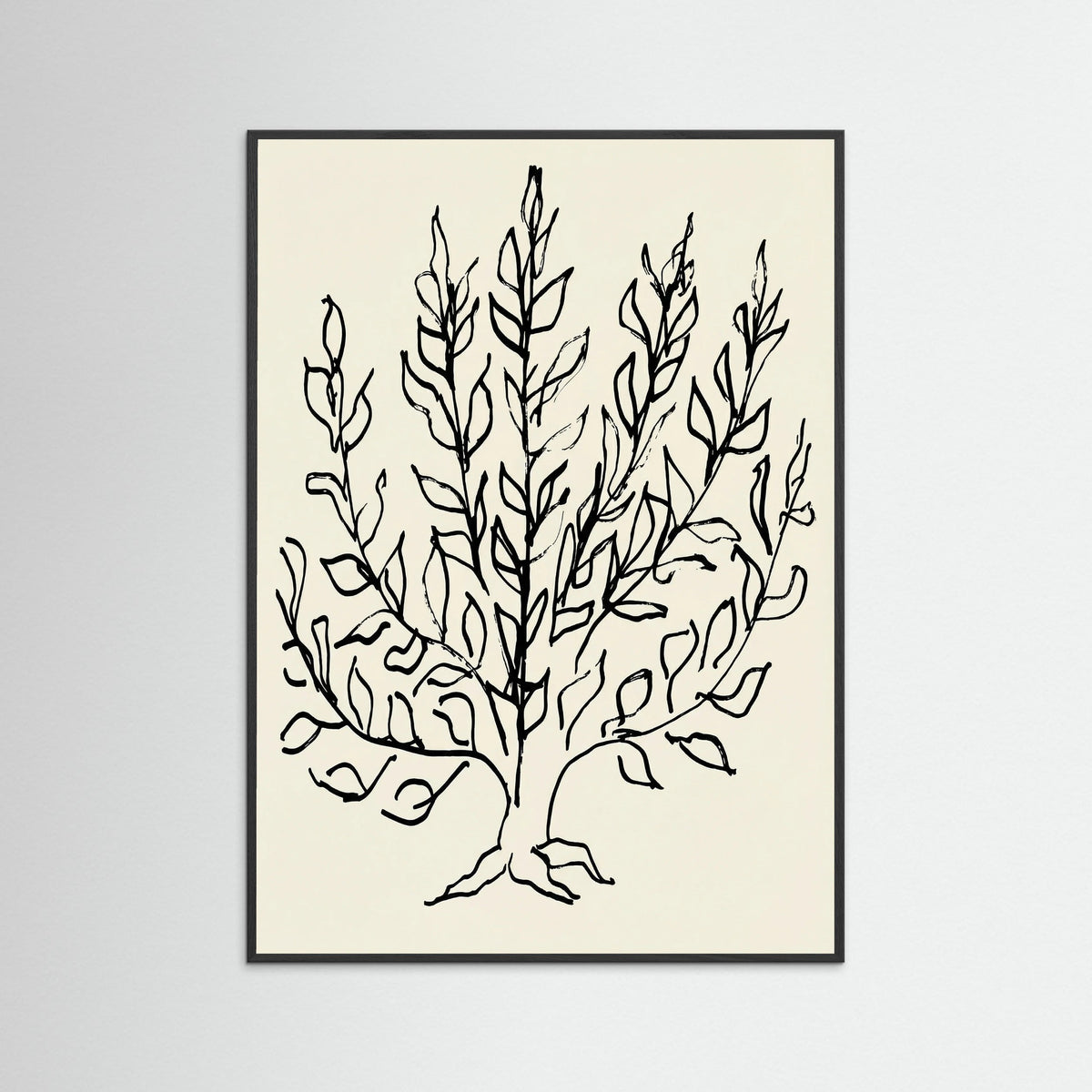 Black Wood Minimalist Bush