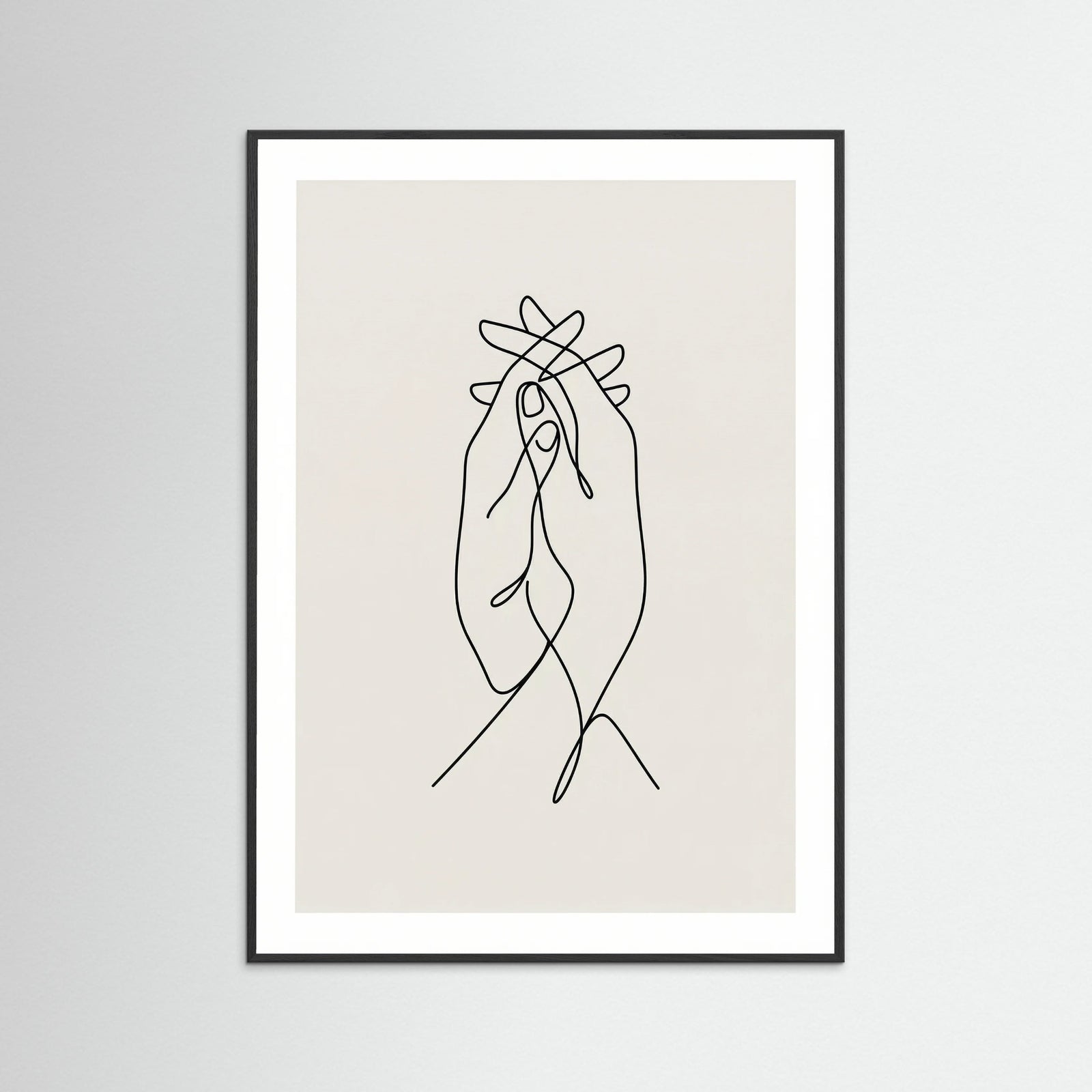 Black Wood Minimalist Embrace