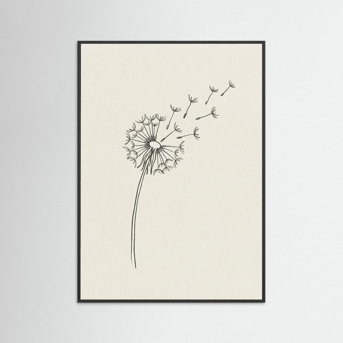 Black Wood Minimalist Peace Dove