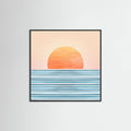 Minimalist Sunset 1 Poster – plakat og kunsttryk