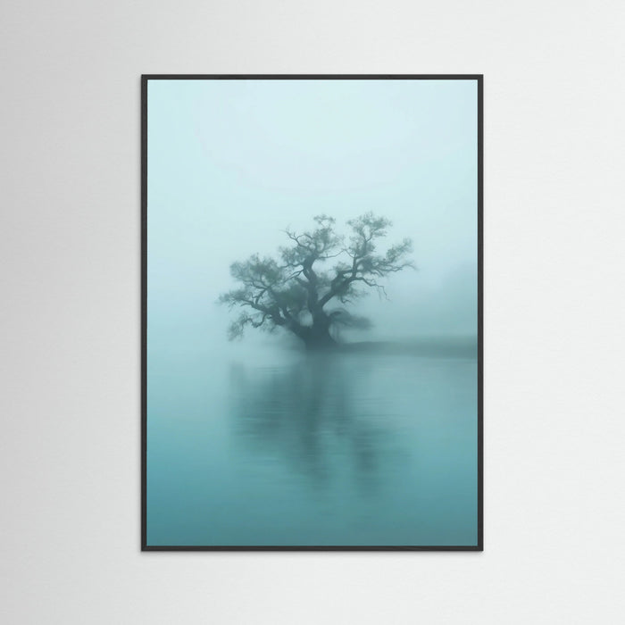 Black Wood Misty Horizon
