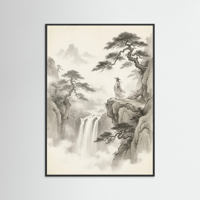 Black Wood Misty Mountain Journey