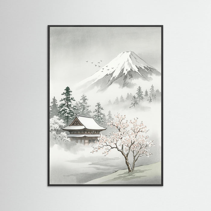 Black Wood Misty Pine Torii