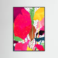 Black Wood Modern Botanical Poster