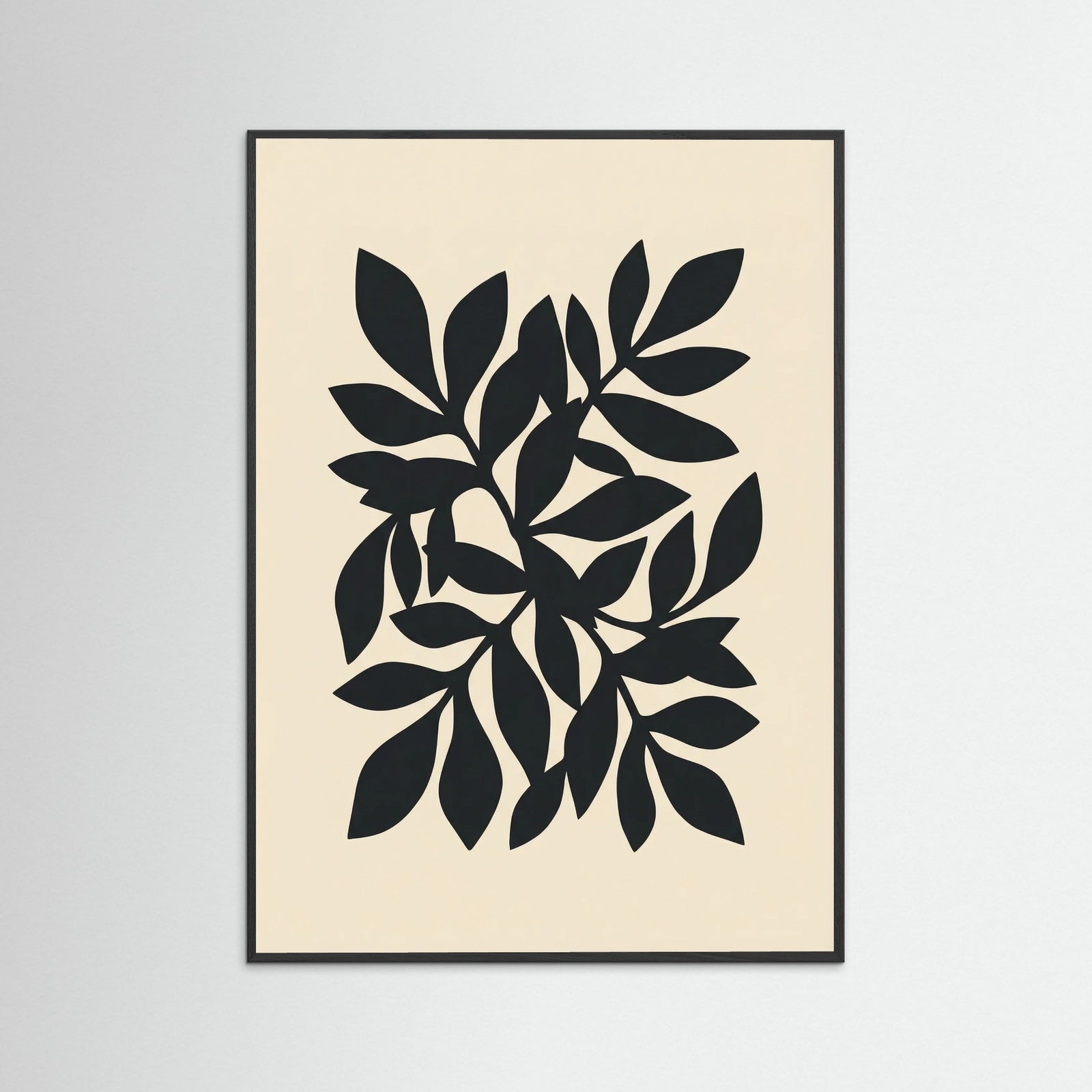 Black Wood Modern Organic Form