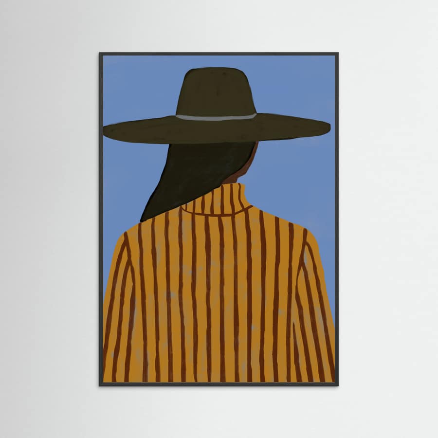 Plakat Modern Woman with Hat – plakat i druk artystyczny