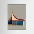 Black Wood Modernist Canopy