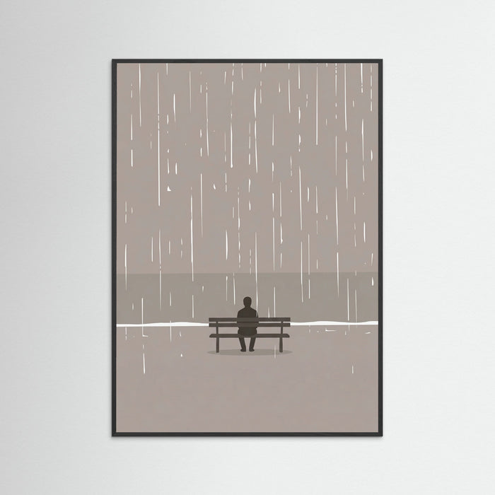 Black Wood Moments In Rain